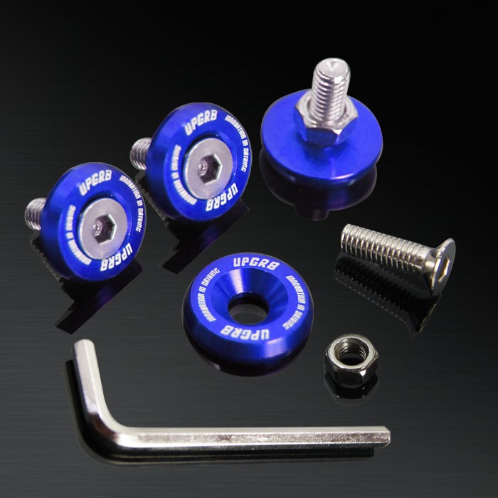 Blue 10MM 4 Pieces Fender Washer Kit