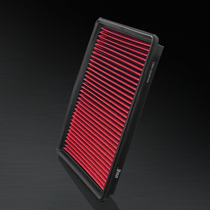 2006-2008 Jeep Grand Cherokee III 6.1L V8 F/I HD PRO OEM Replacement High Performance Red/Black Drop-In Panel Air Filter