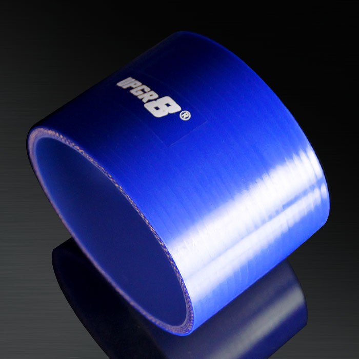 Universal 4-PLY 4.0'' High Performance Blue Straight Coupler Silicone Hose 76MM Length
