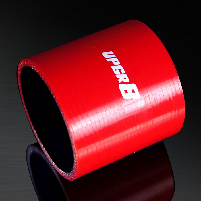 Universal 4-PLY 2.75'' High Performance Red Straight Coupler Silicone Hose 76MM Length