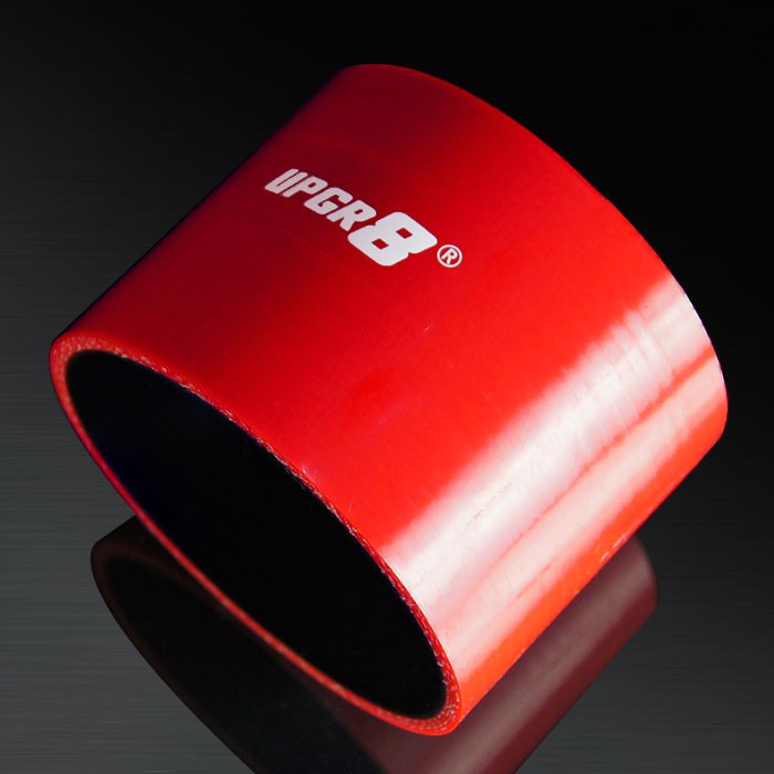 Universal 4-PLY 3.5'' High Performance Red Straight Coupler Silicone Hose 76MM Length