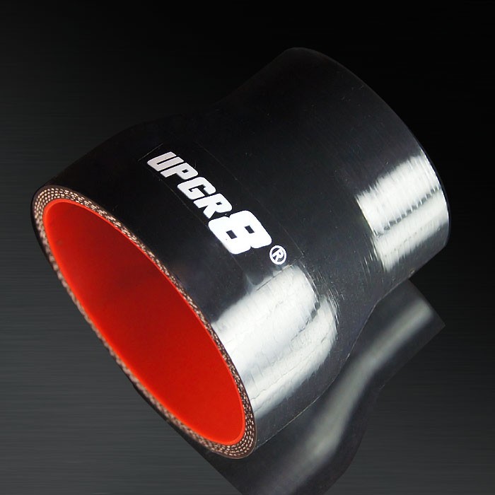 Universal 4-PLY 2.25'' to 3.0" High Performance Black Reducer Coupler Silicone Hose
