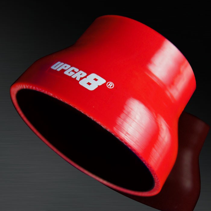 Universal 4-PLY 3.0'' to 4.0" High Performance Red Reducer Coupler Silicone Hose