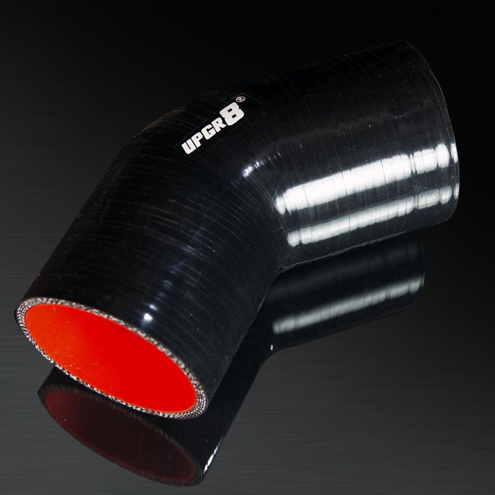 Universal 4-PLY 3.15" High Performance Black 45 Degree Coupler Silicone Hose