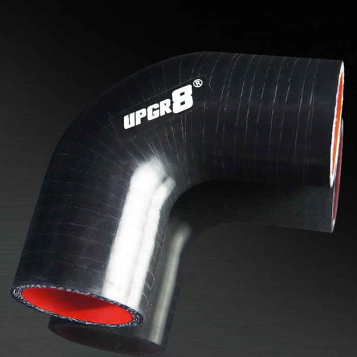 Universal 4-PLY 2.0" High Performance Black 90 Degree Coupler Silicone Hose