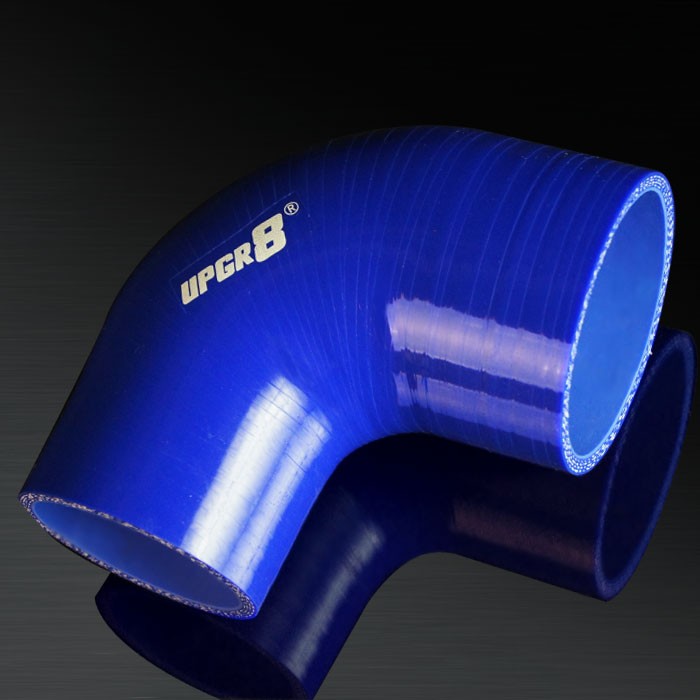 Universal 4-PLY 2.5" to 3.0" High Performance Blue 90 Degree Reducer Coupler Silicone Hose