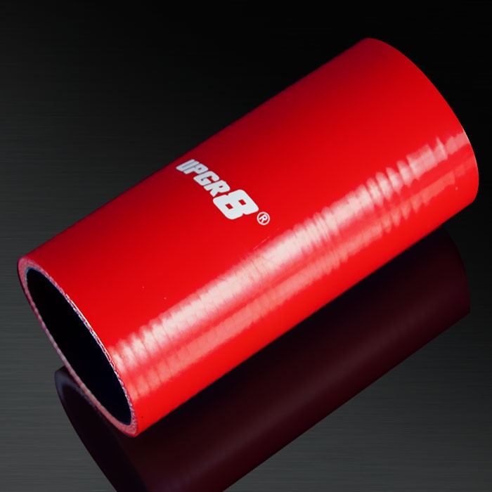 Universal 4-PLY 2.5'' High Performance Red Straight Coupler Silicone Hose 152MM Length