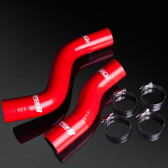 97-05 Toyota Hilux 2.5L D-4D Turbo Diesel High Performance 4-PLY Red Radiator Silicone Hose Kit