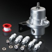 Universal Matt Silver Adjustable Fuel Pressure Regulator