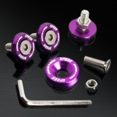 Purple 10MM 4 Pieces Fender Washer Kit