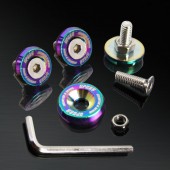 Neo Chrome 10MM 4 Pieces Fender Washer Kit