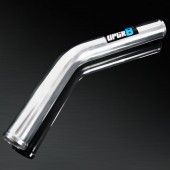Universal 2.5'' Outside Diameter 45 Degree Polished Aluminum Pipe
