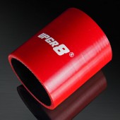 Universal 4-PLY 2.25'' High Performance Red Straight Coupler Silicone Hose 76MM Length