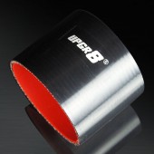 Universal 4-PLY 3.5'' High Performance Black Straight Coupler Silicone Hose 76MM Length
