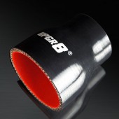 Universal 4-PLY 1.75'' to 2.5" High Performance Black Reducer Coupler Silicone Hose