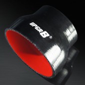 Universal 4-PLY 3.0'' to 4.0" High Performance Black Reducer Coupler Silicone Hose