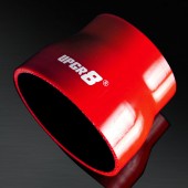 Universal 4-PLY 3.0'' to 3.75" High Performance Red Reducer Coupler Silicone Hose