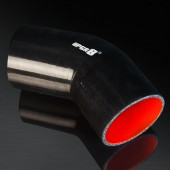 Universal 4-PLY 3.25" High Performance Black 45 Degree Coupler Silicone Hose