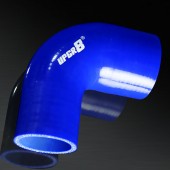 Universal 4-PLY 2.0" to 2.5" High Performance Blue 90 Degree Reducer Coupler Silicone Hose