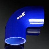 Universal 4-PLY 2.5" to 2.75" High Performance Blue 90 Degree Reducer Coupler Silicone Hose