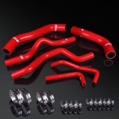 00-07 Mitsubishi Virage/Mirage 4G93 1.8L Automatic High Performance 4-PLY Red Radiator&Heater Silicone Hose Kit