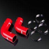 86-91 RX-7 FC3S 13B-DEI S4/S5 High Performance 4-PLY Red Turbo Silicone Hose Kit