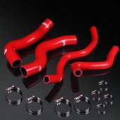 04-13 Nissan Tiida/Versa HR16DE 1.6L High Performance 4-PLY Red Radiator&Heater Silicone Hose Kit