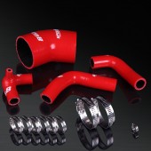 00-07 Mercedes BENZ C Class 200 Kompressor W203 High Performance 4-PLY Red Air Intake Silicone Hose Kit