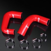 00-12 Smart Fortwo/Roadster High Performance 4-PLY Red Turbo Induction Silicone Hose Kit